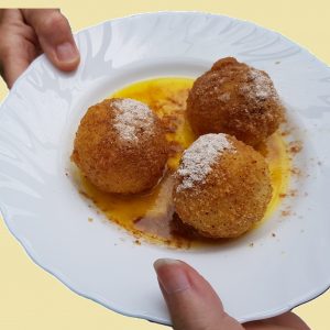 Zwetschenknödel Portion